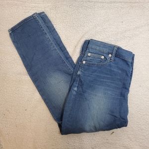 GAP Girlfriend Stretchy Mid Rise Jeans